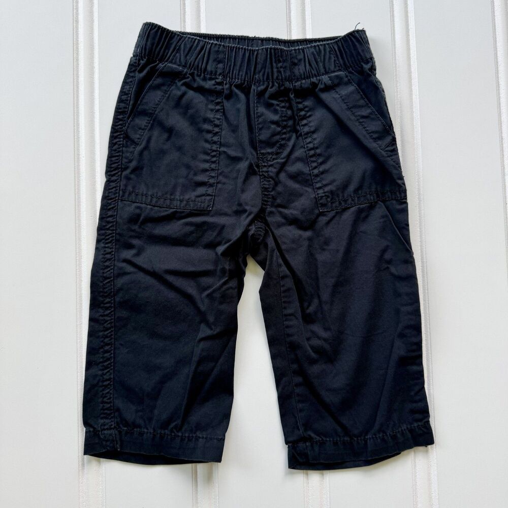 4/$10 - Circo Cotton Baby Boys Black Cargo Pants